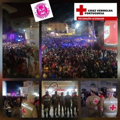 Delegação de Alenquer no apoio ao Carnaval de Torres Vedras